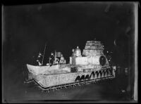 "Bicentennial Monument" float at the Electrical Parade in the Memorial Coliseum, Los Angeles, 1932