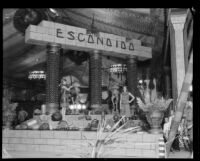 Escondido booth at the Los Angeles County Fair, Pomona, 1929