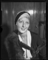 Theater actress Baroness Else von Koczian, 1927-1939