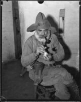 Gold prospector Lucky Blackiet, Los Angeles, 1934