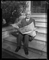 George Zobelein, early settler and brewmaster, Los Angeles, ca. 1929