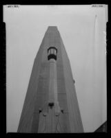 Know Your City No.68 Close up of a pylon-tower on 6th Street Viaduct over the Los Angeles River, Calif