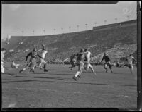 Football game between the USC Trojans and the UCLA Bruins at the Coliseum, Los Angeles, 1932