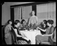 Judge Georgia Bullock with members of the Iota Tau Tau legal sorority of Southwestern University, Los Angeles, 1927-1928