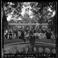 Patrons dining and dancing at Patroness Party preceding the opening of the 1965 Hollywood Bowl season