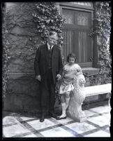Edward L. Doheny and his granddaughter, Lucy Estelle Los Angeles, circa 1925