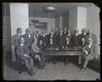 Group portrait of Grand Jury members, Los Angeles, circa 1926