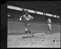 New York Yankees second baseman Tony Lazzeri and another unidentified player, New York, 1926