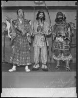 George Morey, Sam Minami and Saburo Tani performing at the 2nd annual Nisei Festival, 1935