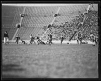 Football game between the UCLA Bruins and the St. Mary's Gaels at the Coliseum, Los Angeles, 1931