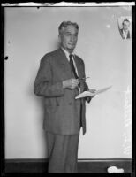 W. I. Gilbert, attorney, Los Angeles, 1930s