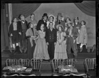 Cast of "The Drunkard," Los Angeles, 1938