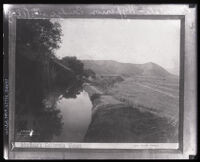 "Shaffner's California Views" of Glendale-Hyperion bridge site, Atwater Village (Los Angeles), 1886