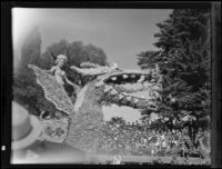 "Vikings" float in the Tournament of Roses Parade, Pasadena, 1935