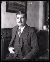 Seated portrait of Leonard Kip Rhinelander, Los Angeles, 1929