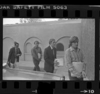 Chowchilla school bus kidnapping suspects James Schoenfeld, Fred N. Woods and Richard Schoenfeld in Madera, Calif., 1976