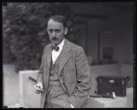 Artist Edgar Alwyn Payne, Los Angeles, circa 1927