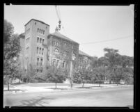 Los Angeles High School at Fort Moore Hill, 1939