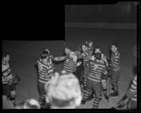 Ice hockey game between Hollywood and Los Angeles Athletic Clubs, Los Angeles, 1925