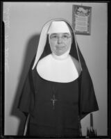 Sister M. Irene, Superior, Queen of Angels Hospital, Los Angeles, 1933