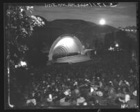 Founding of the State of Israel celebration at the Hollywood Bowl, Hollywood (Los Angeles), 1948