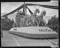 Burbank float at Tournament of Roses, Pasadena, 1939