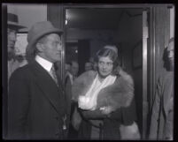 Winnie Ruth Judd, murder suspect, at the police station the day she turned herself in, Los Angeles, 1931