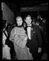 Anita Ekberg and Anthony Steel, Academy Awards, Los Angeles, 1956