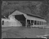 Rubio Pavillion, Pacific Electric railway station at Mt. Lowe, Los Angeles County, ca. 1935