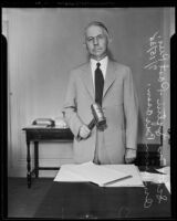 Scott M. Loftin, past president of the American Bar Association, Los Angeles, 1935