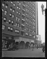 Commercial Exchange Building before it is partially dissected, Los Angeles, 1935