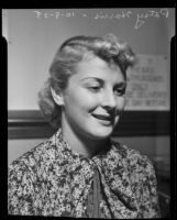 Patsy Harris takes the family of Louis I. Kaufman to court, Los Angeles, 1935