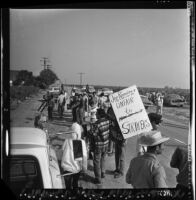 United Farm Worker's strike in Delano, 1965