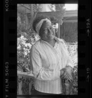 Actress Esther Rolle, portrait, 1978