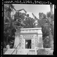 Entrance to the Southwest Museum of the American Indian, Calif., 1986