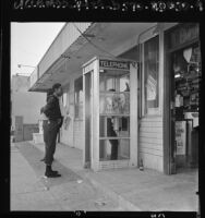 Location of a shooting in Watts, Los Angeles (Calif.)