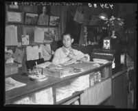 Old Chinatown merchant Dick W. Le, Los Angeles, Calif., 1946