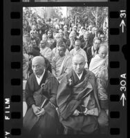 Dedication of Vietnamese Buddhist temple in Los Angeles, Calif., 1976