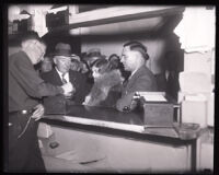 Winnie Ruth Judd, accused of murder, is arrested, Los Angeles, 1931