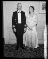 Mr. and Mrs. H. E. Yarnell at the Second Annual Navy Ball, Los Angeles, 1932