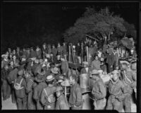 New freedom at fire camp, Los Angeles, 1935