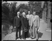 Speakers at George Washington bicentennial program, Westlake Park, Los Angeles, 1932