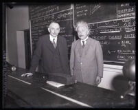 Richard C. Tolman and Albert Einstein at California Institute of Technology, Pasadena, 1932