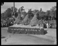 Newport Harbor float in the Tournament of Roses Parade, Pasadena, 1932