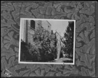 Rear entrance to Nellie and Eric D. Madison's apartment (copy), Burbank, 1934