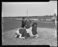 Fanchon Johnson and Mrs. Gordon Jeffrey, Los Angeles, 1935