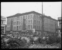 Nadeau Hotel on Spring Street in downtown Los Angeles, early 1930s