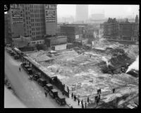 Construction of City Hall, Los Angeles, ca. 1927