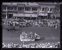 Child welfare float in American Legion Parade, Long Beach, 1931