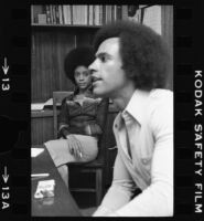 Huey Newton and Gwen Newton, portrait